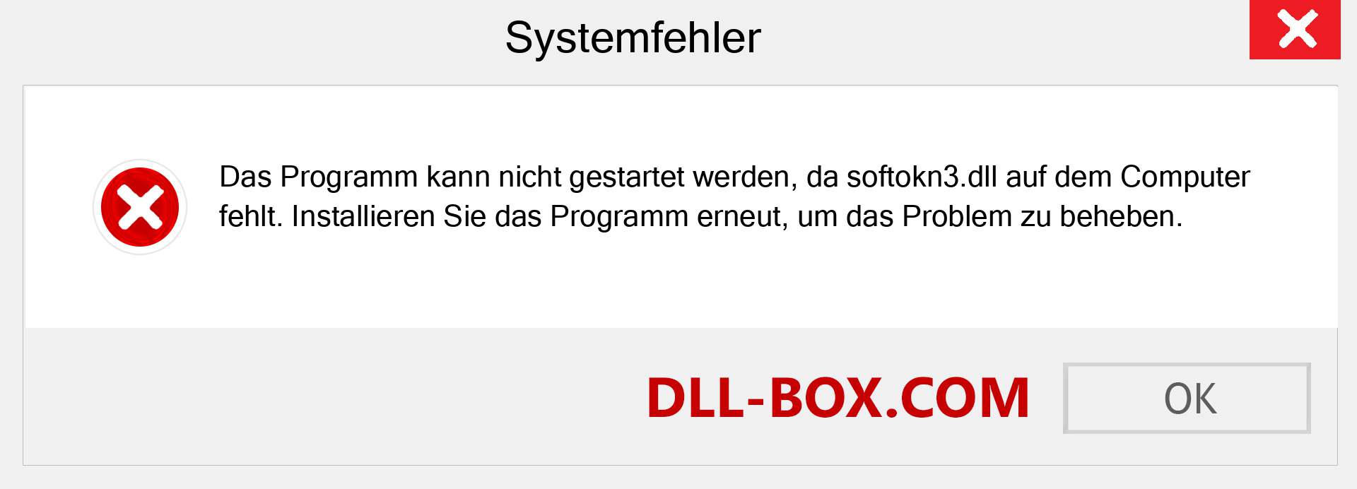 softokn3.dll-Datei fehlt?. Download für Windows 7, 8, 10 - Fix softokn3 dll Missing Error unter Windows, Fotos, Bildern